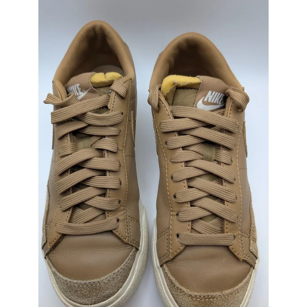 Nike Blazer Low Platform Size 6 Shoes Driftwood Tan Womens Sneakers DJ0292-200